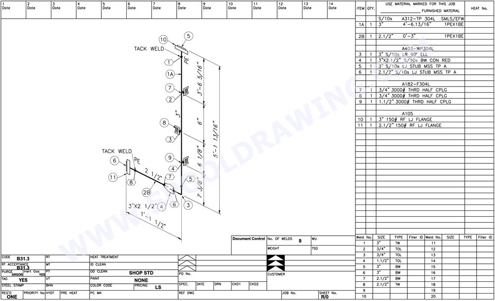 Spool Drawing Solutions One stop service for pipe spool drawings